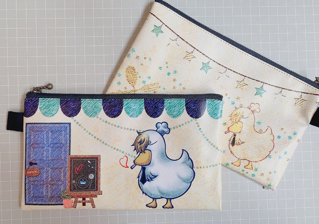 アヒルのコックさんポーチ