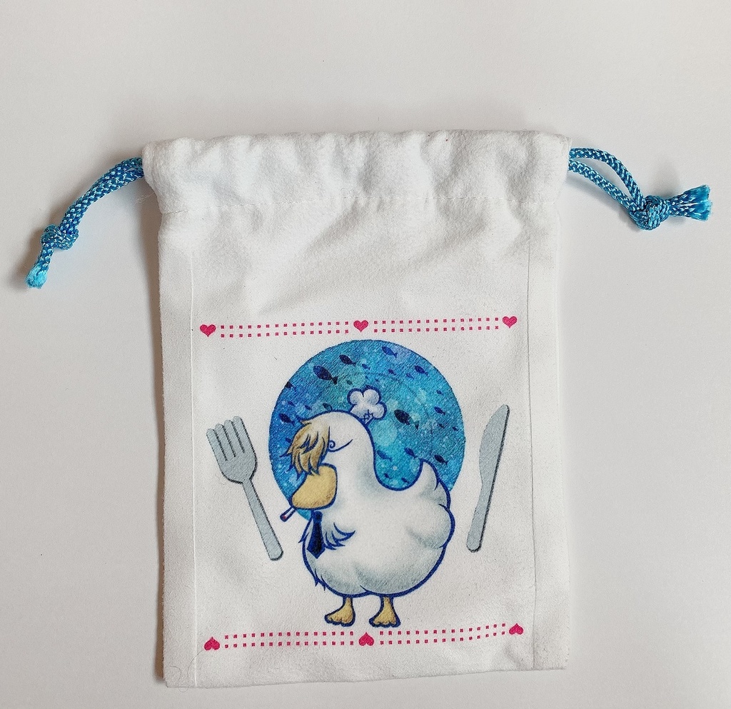 アヒルのコックさん巾着