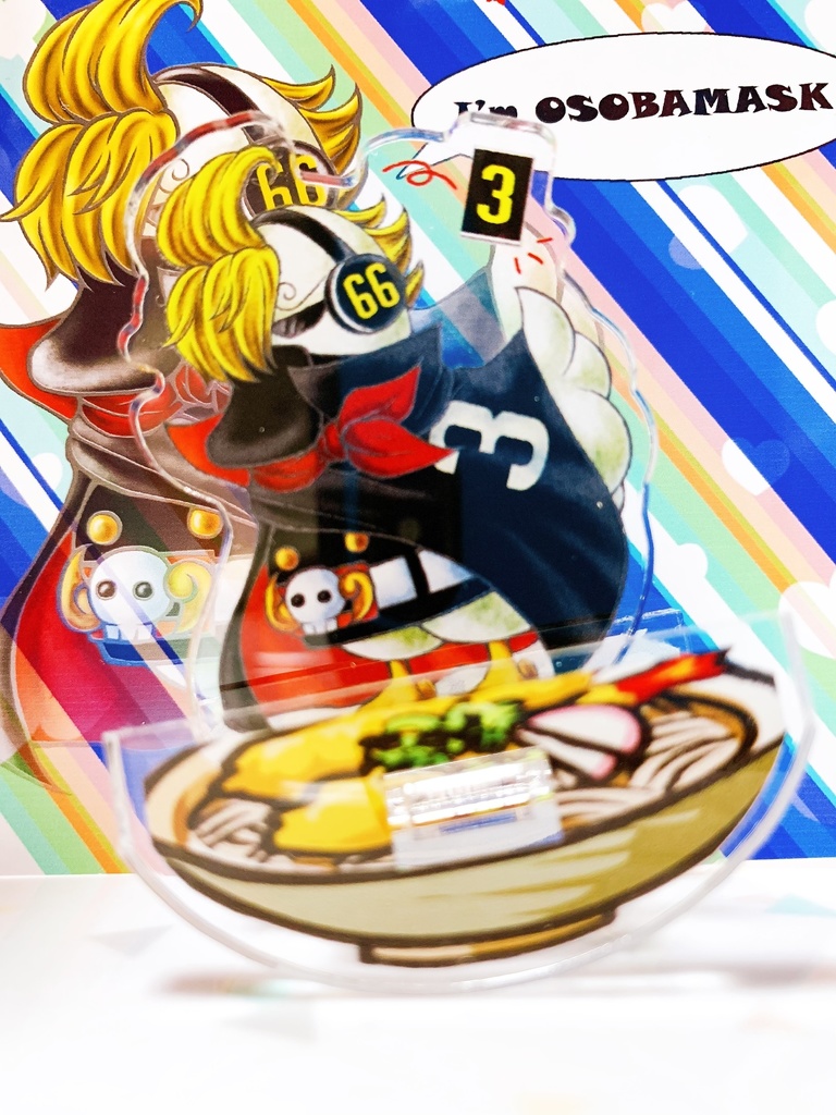 おそばアヒルのアクリルフィギュア