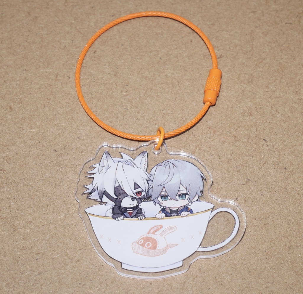 ティーカップアクリルキーホルダー