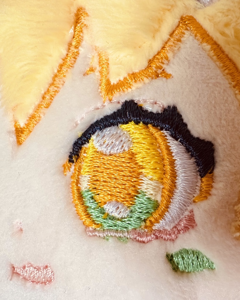 【20cm】自作ぬいぐるみ ピンクグレープフルーツくま