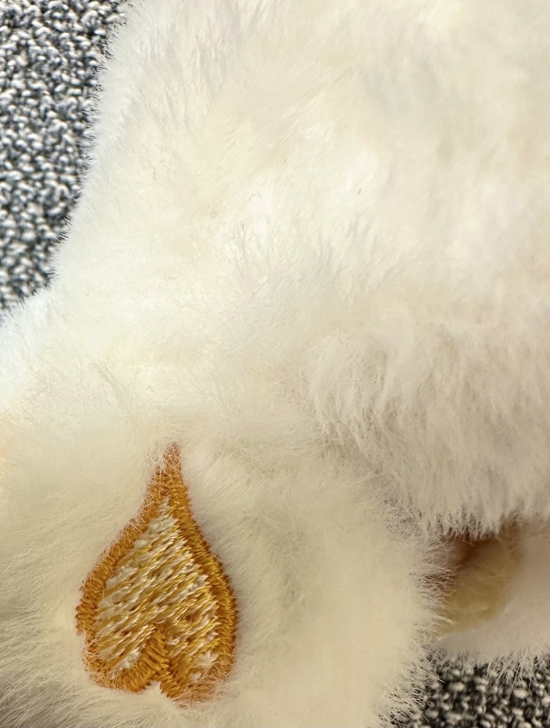 【10cm】自作ぬいぐるみ ちび猫妖精 レモンオレンジ