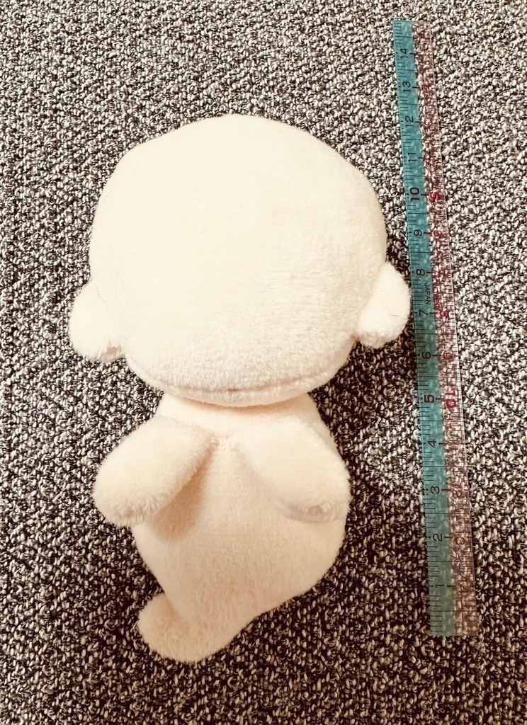 【10cm】ちびおばけぬい(ちびばけぬい) ちび人魚ぬい 型紙 作り方説明書付き