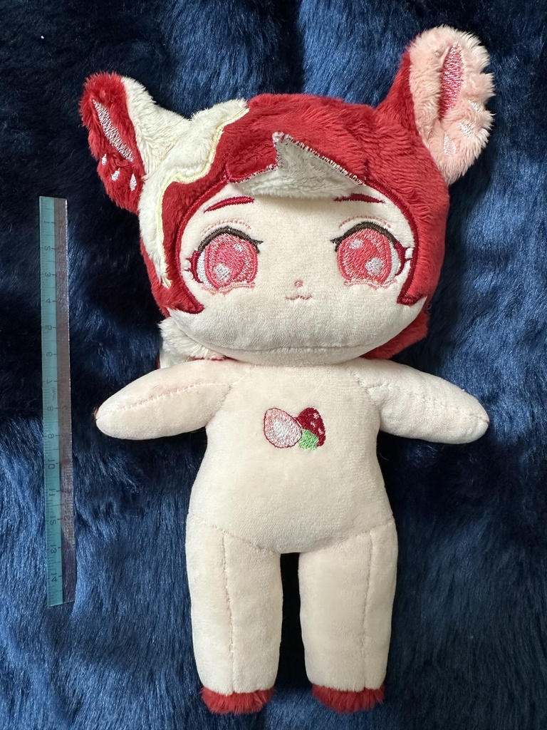 【20cm】自作ぬいぐるみ いちご練乳