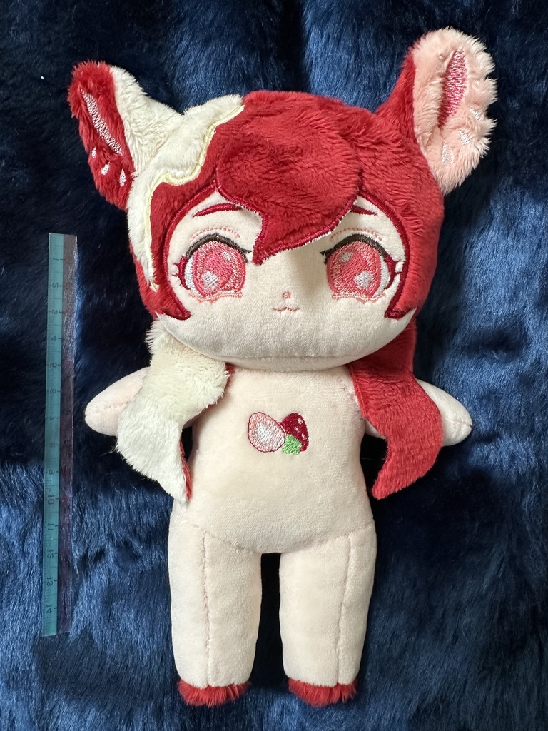 【20cm】自作ぬいぐるみ いちご練乳