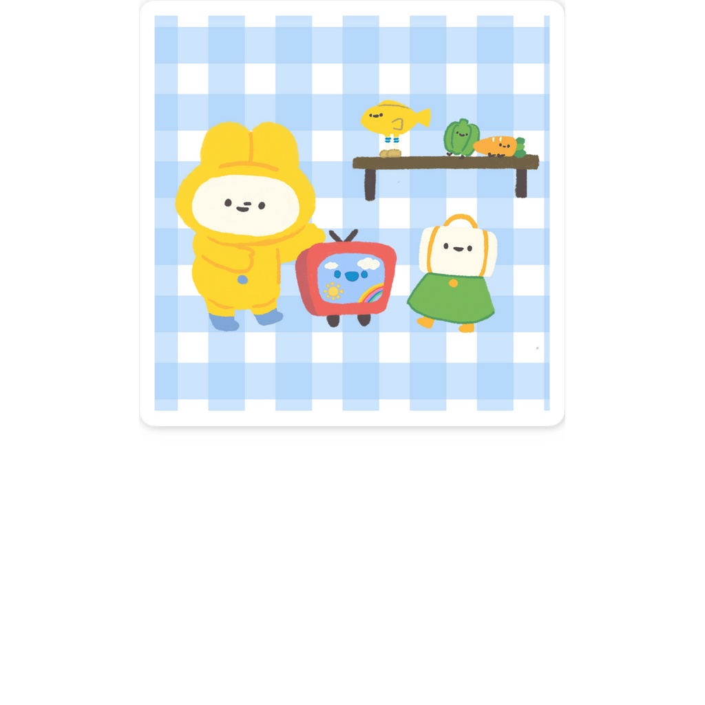にんじんちゃんフレンズステッカー