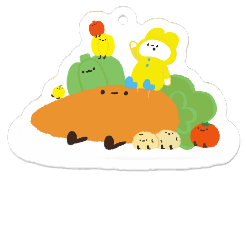 にんじんちゃんフレンズキーホルダー
