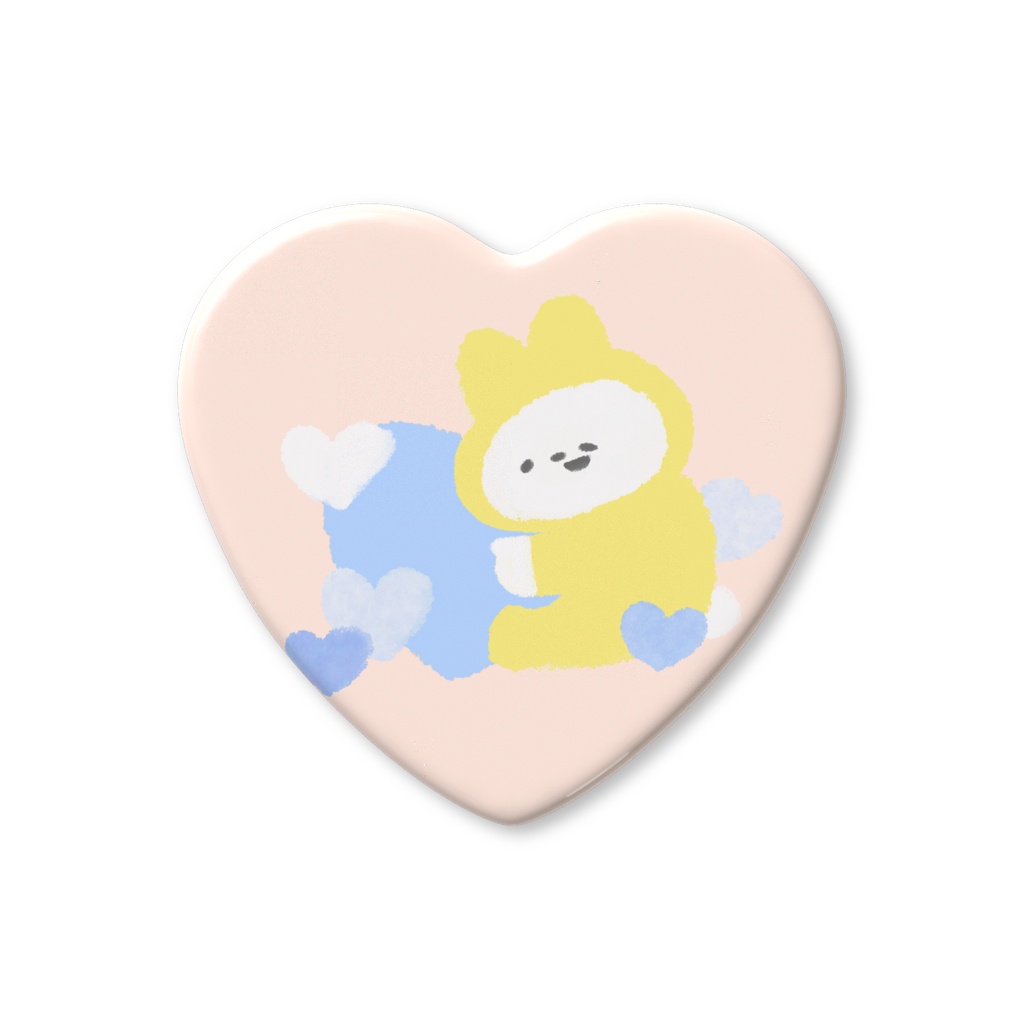 にんじんちゃんハート缶バッジ