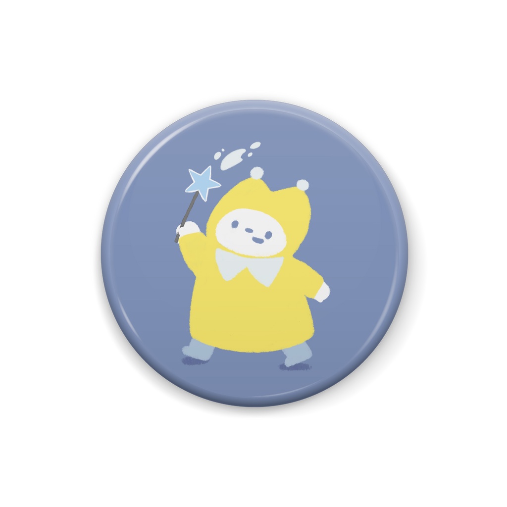 にんじんちゃん缶バッジ　魔法使い