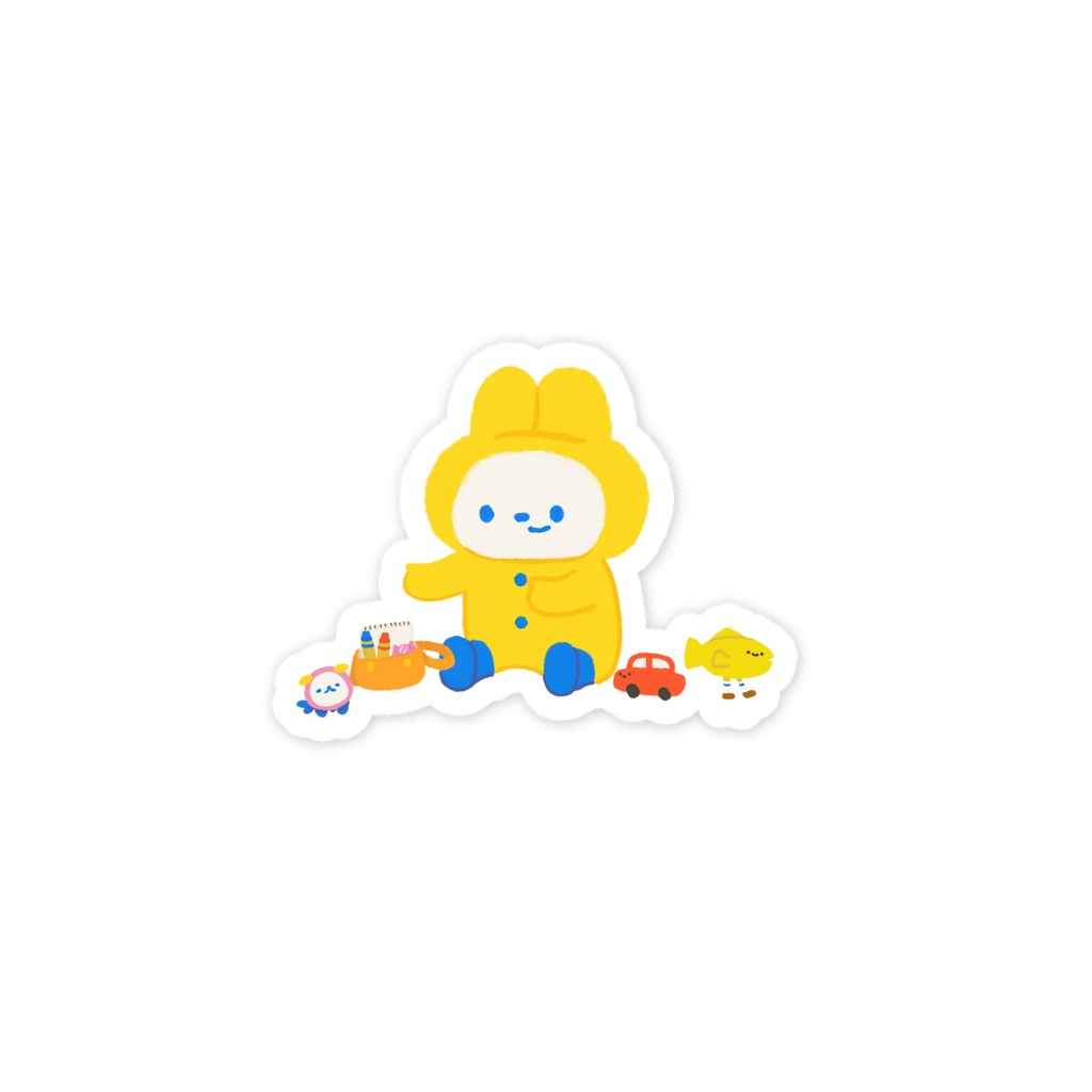 にんじんちゃんステッカー おでかけじゅんび