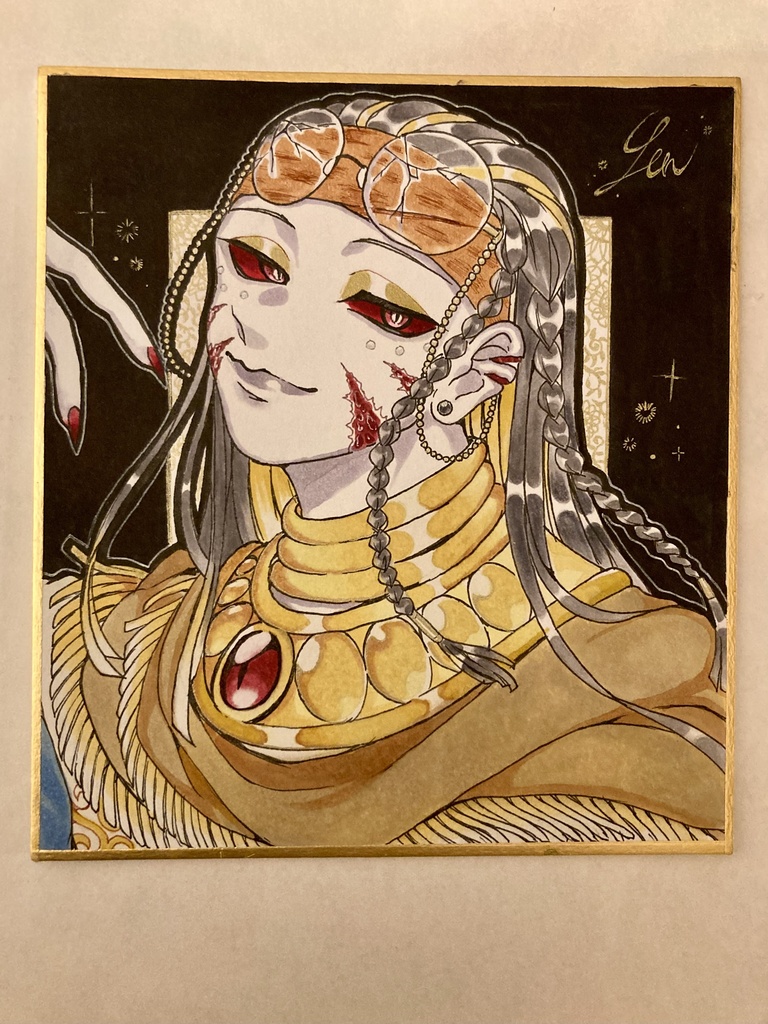 創作ゾンビ 色紙