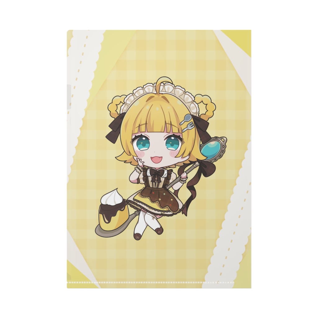 円円愛プリンメイド衣装 クリアファイル