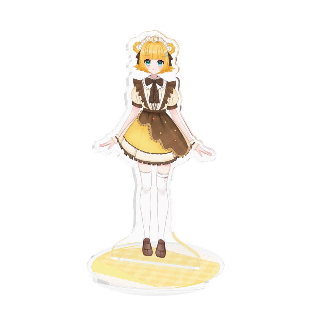 円円愛プリンメイド衣装 アクリルフィギュア（立ち絵ver.）