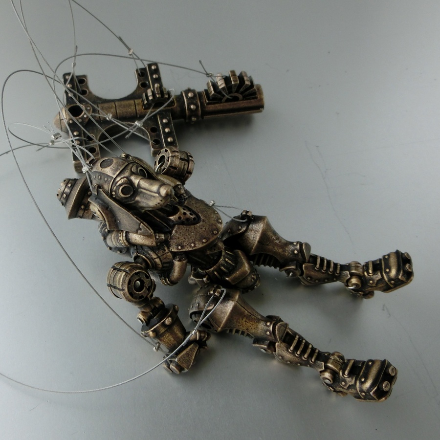 合金製マリオネット SMOKY DOG BRASS