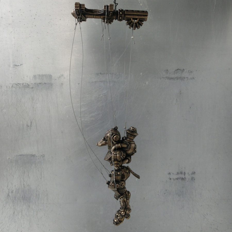 合金製マリオネット SMOKY DOG BRASS