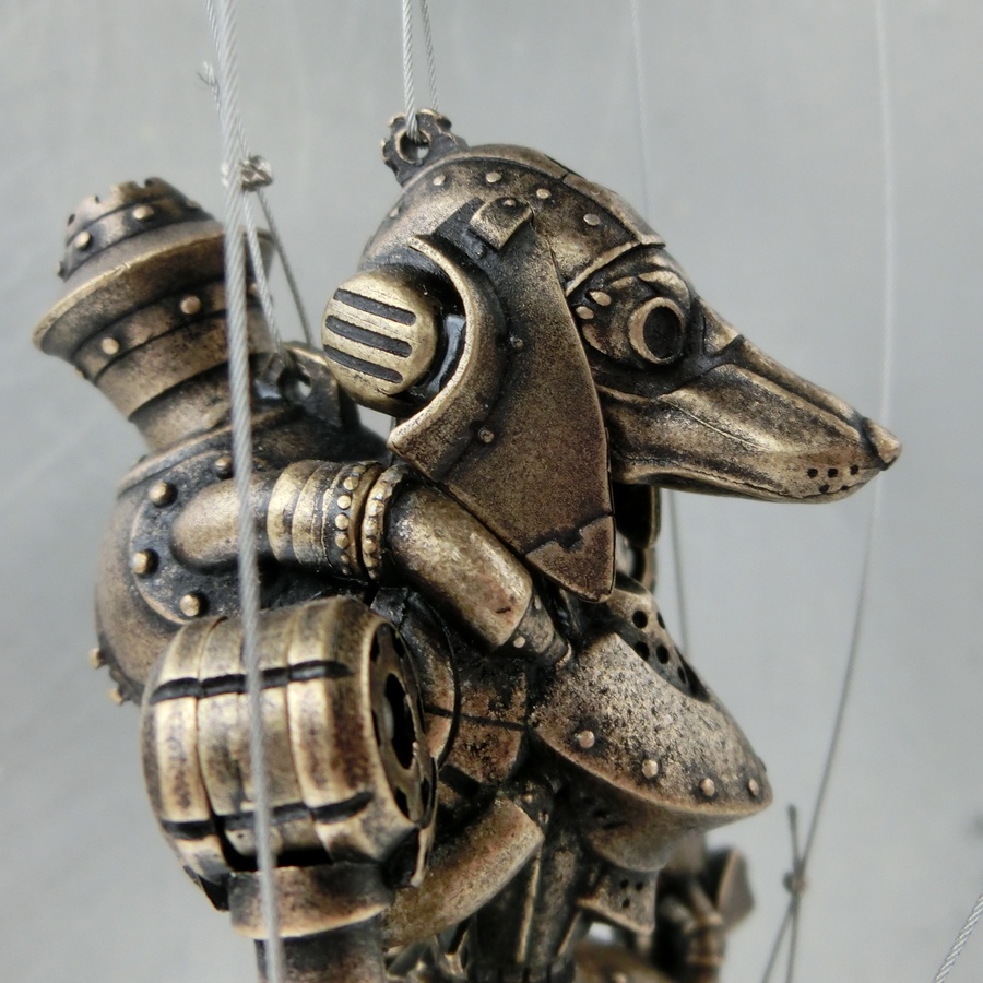合金製マリオネット SMOKY DOG BRASS