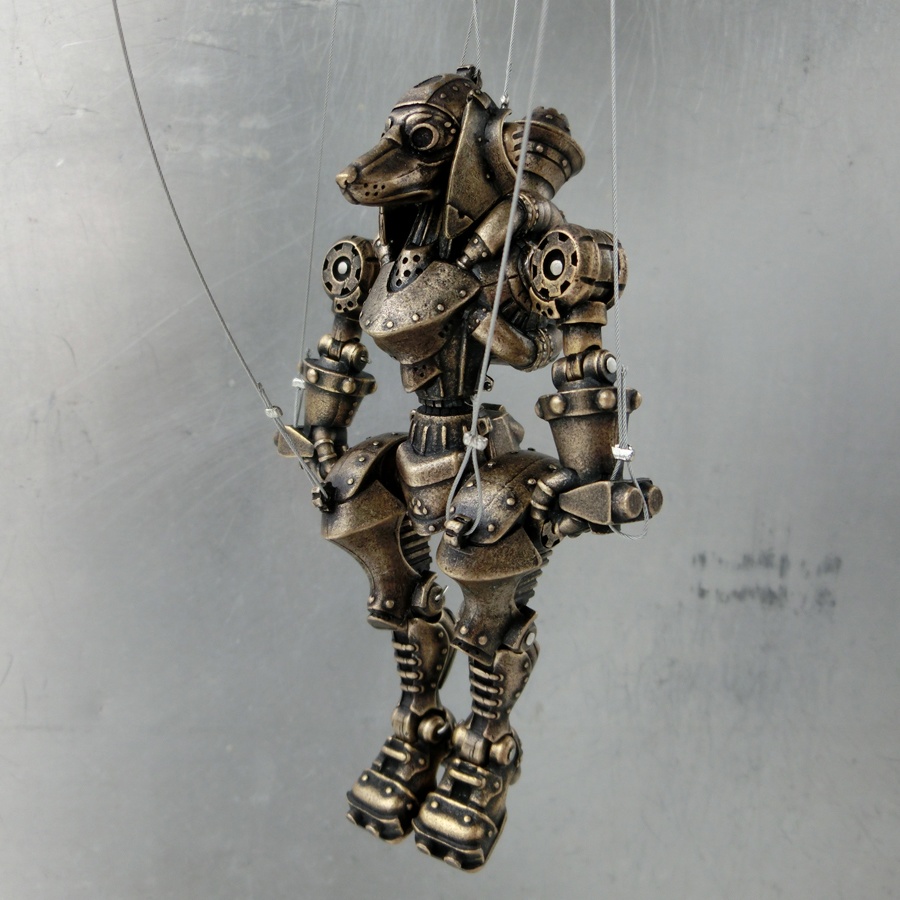 合金製マリオネット SMOKY DOG BRASS