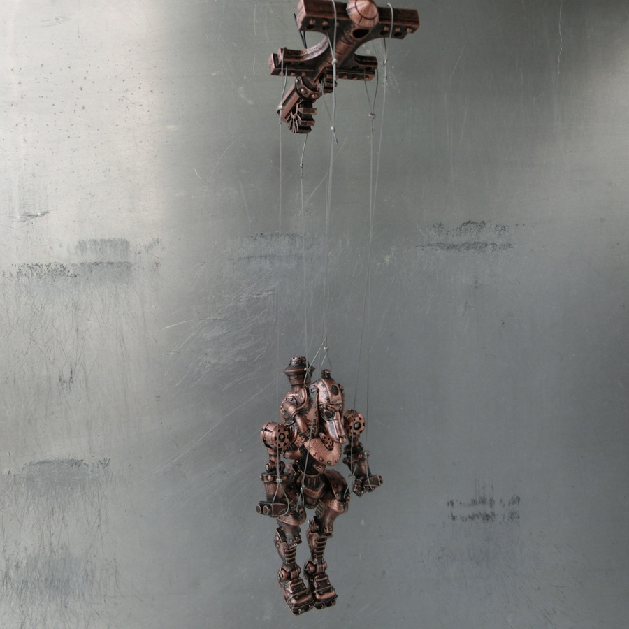 合金製マリオネット SMOKY DOG COPPER