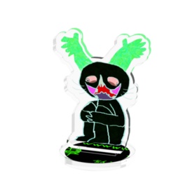 ねこのティーチくん おすわりアクリルフィギュア