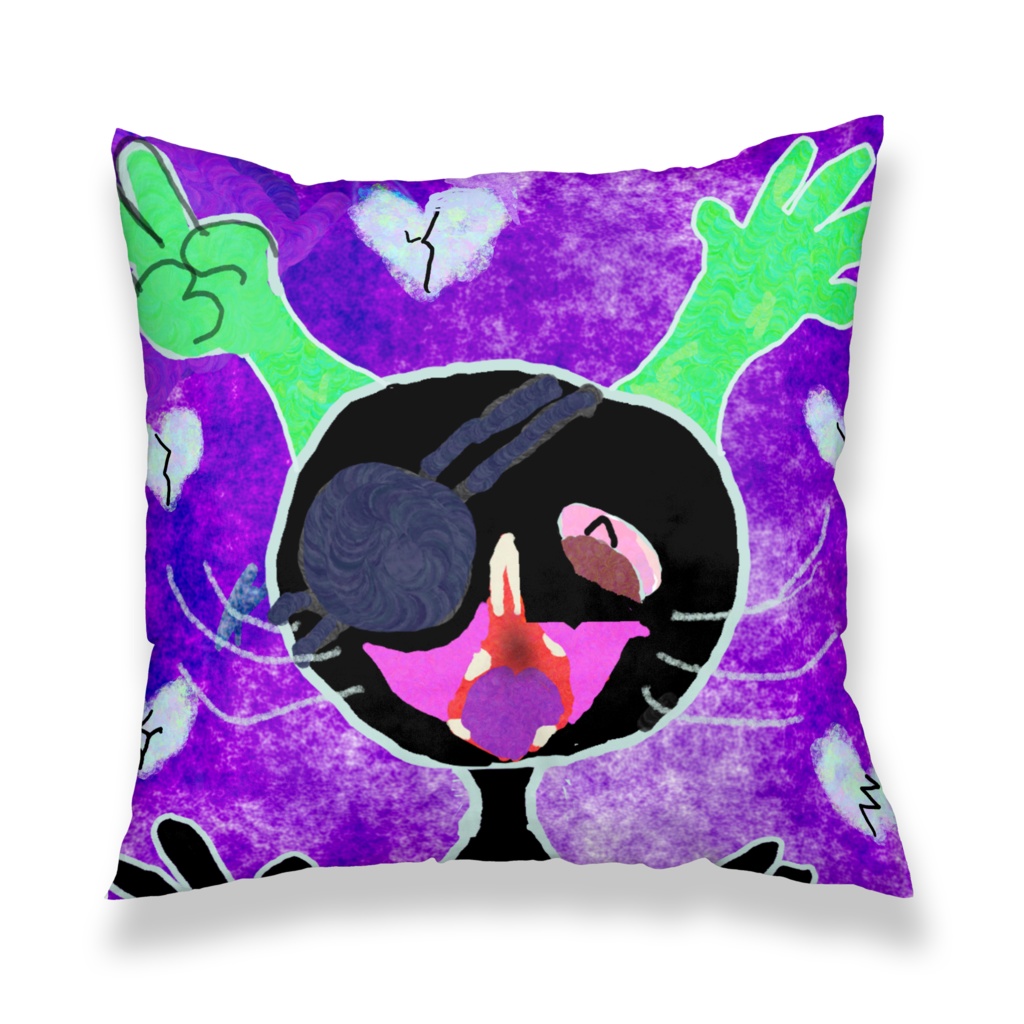 なんかうれしそうなだだクッションカバー