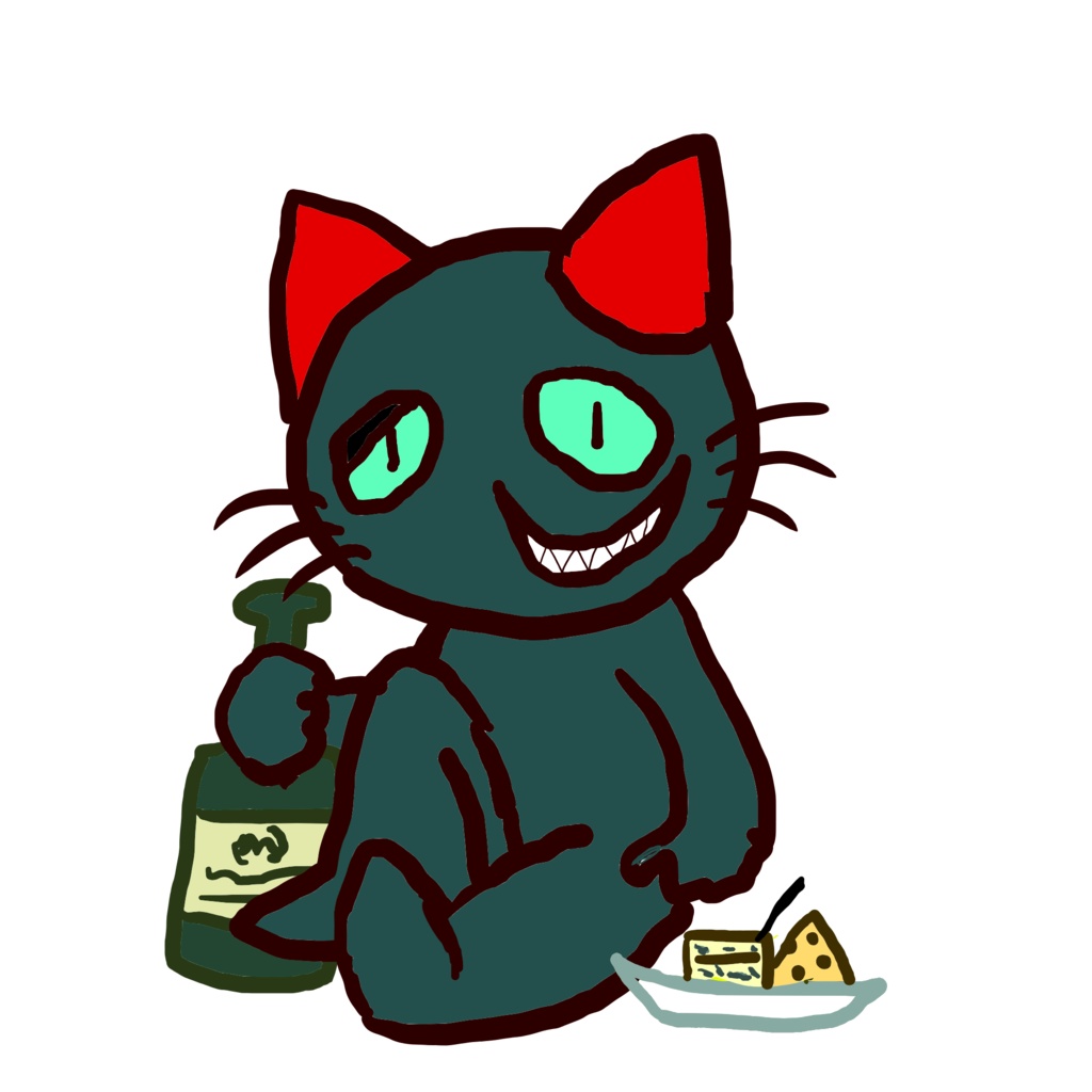 ねこのティーチくんわくわくステッカー