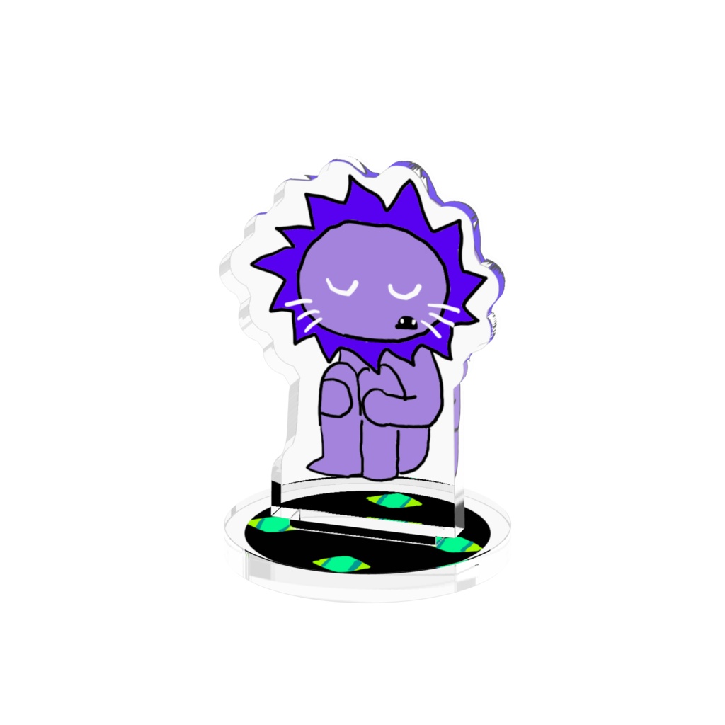 ねこのティーチくん 灰色の住民+レアさんアクリルフィギュア