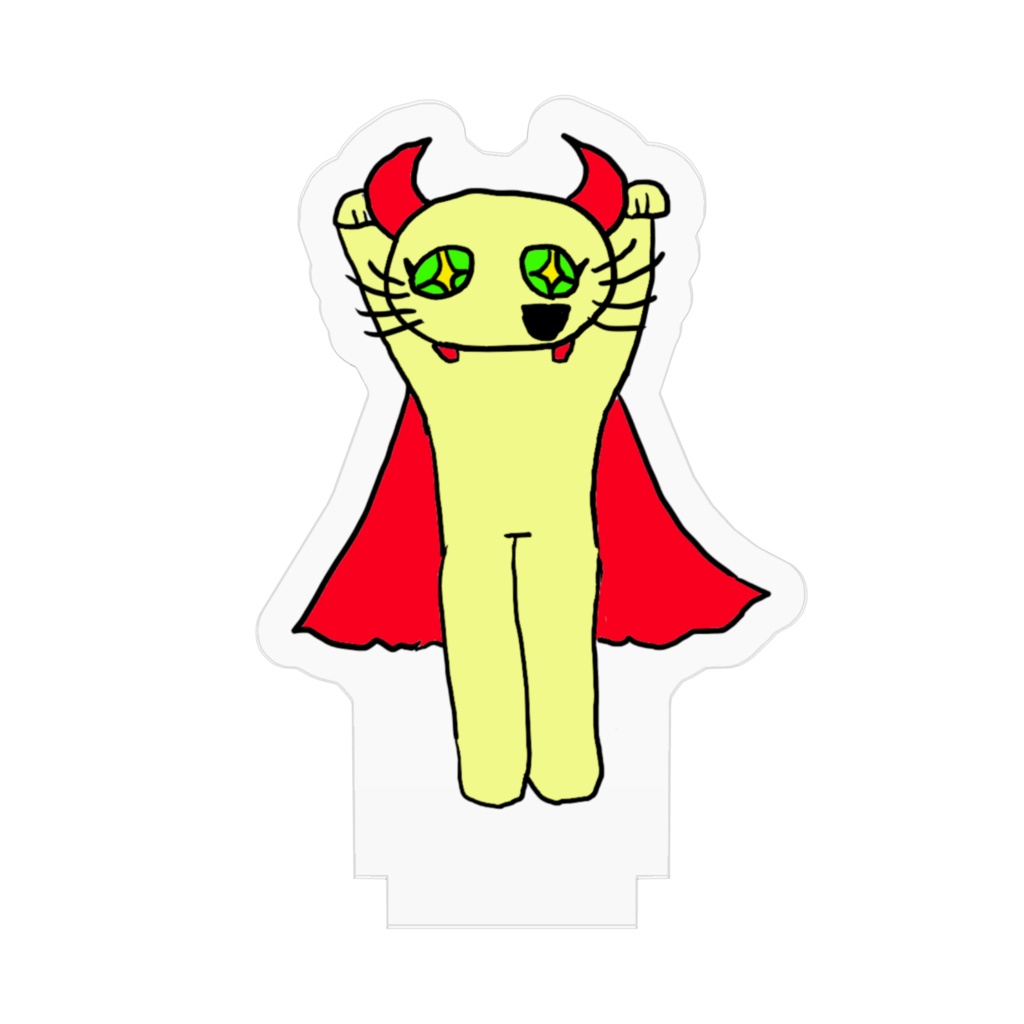 ねこのティーチくん 灰色の住民+レアさんアクリルフィギュア