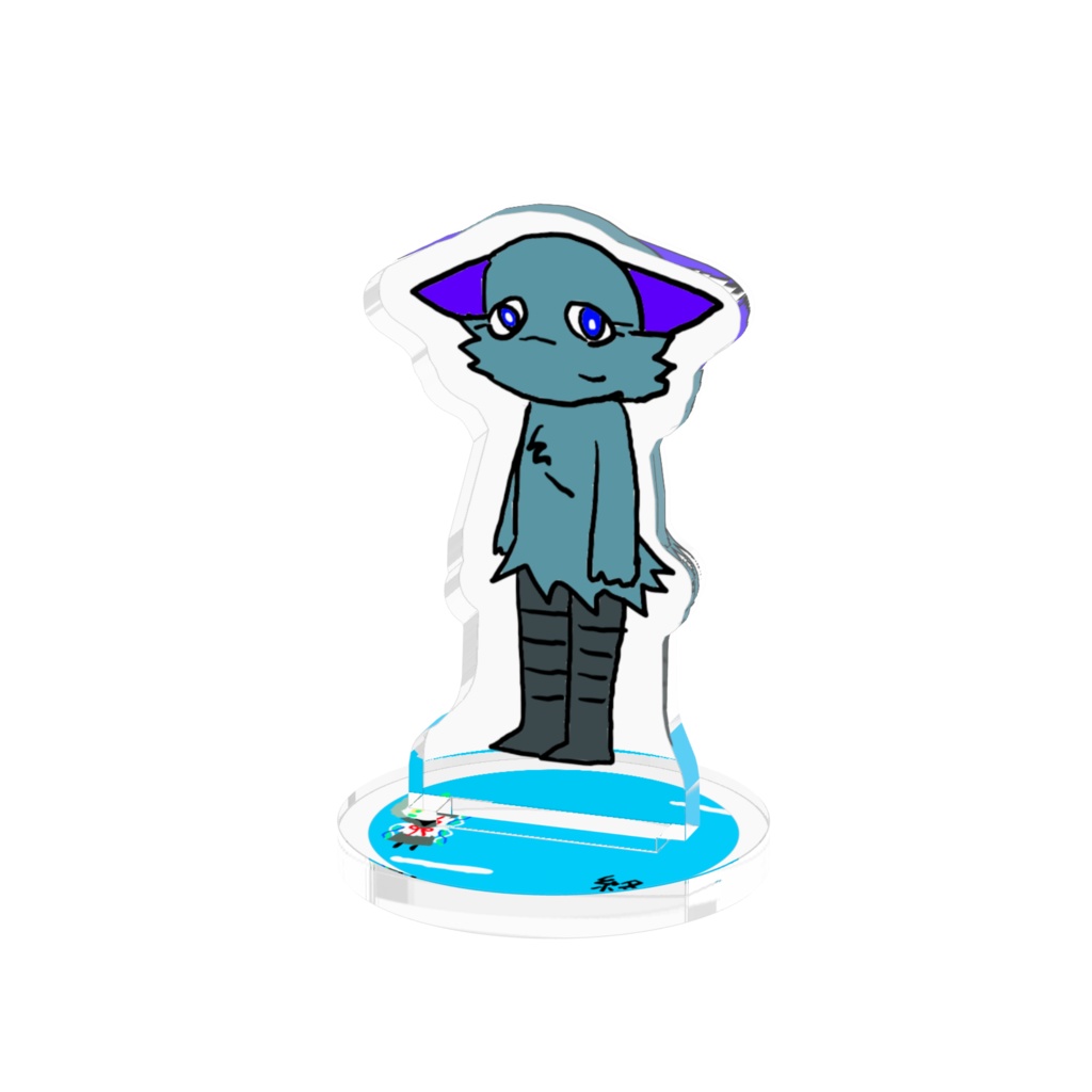 ねこのティーチくん 灰色の住民+レアさんアクリルフィギュア