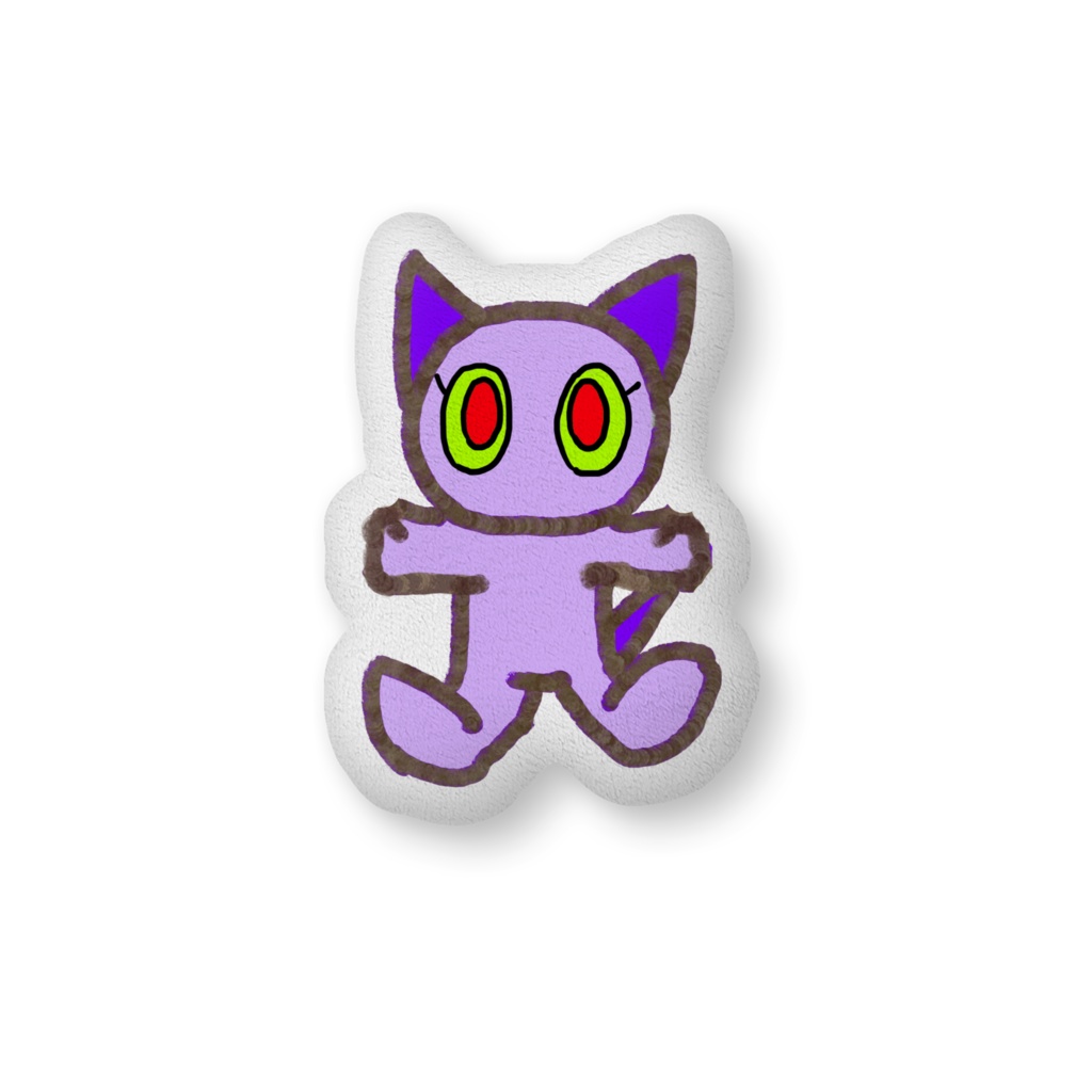ねこのティーチくん ハグハグ!クッション ~デリートちゃん~