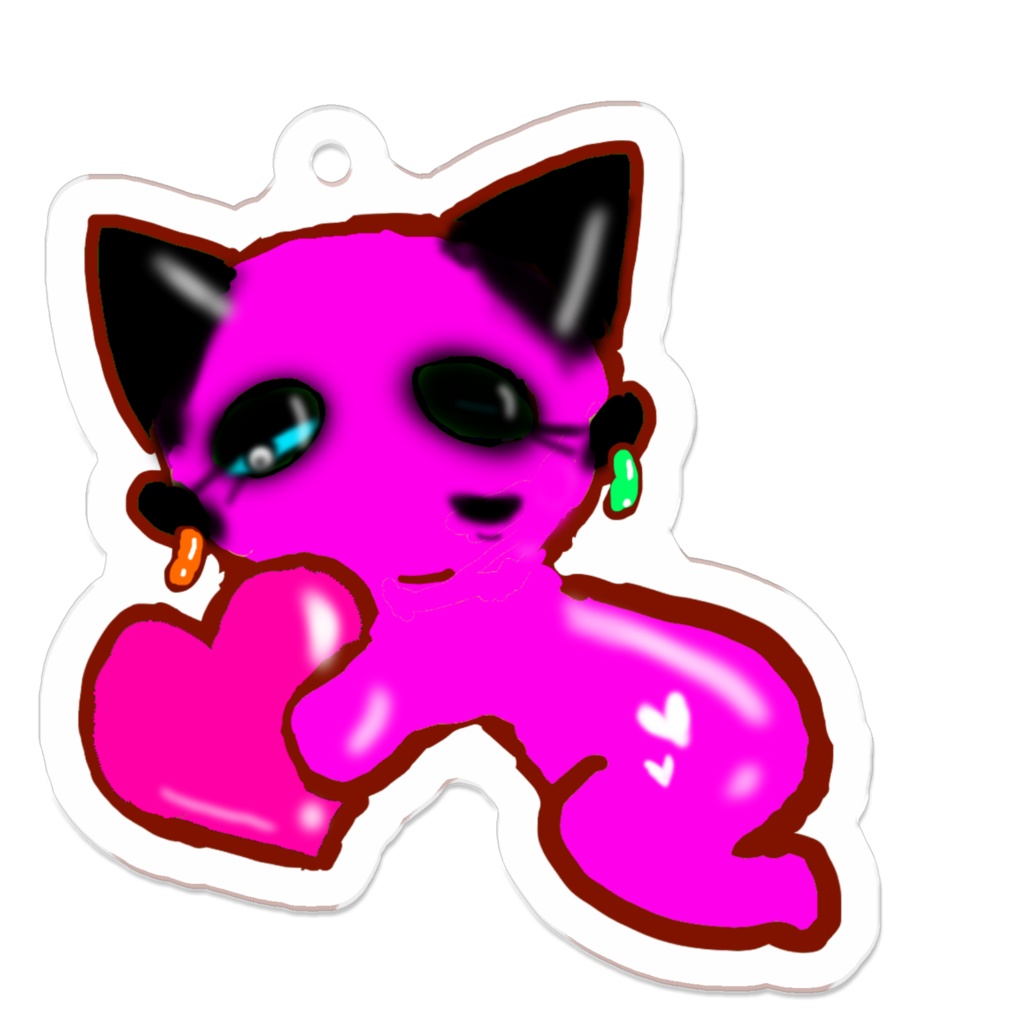 おかしのティーチちゃんアクリルキーホルダー　～グミ大西さん～