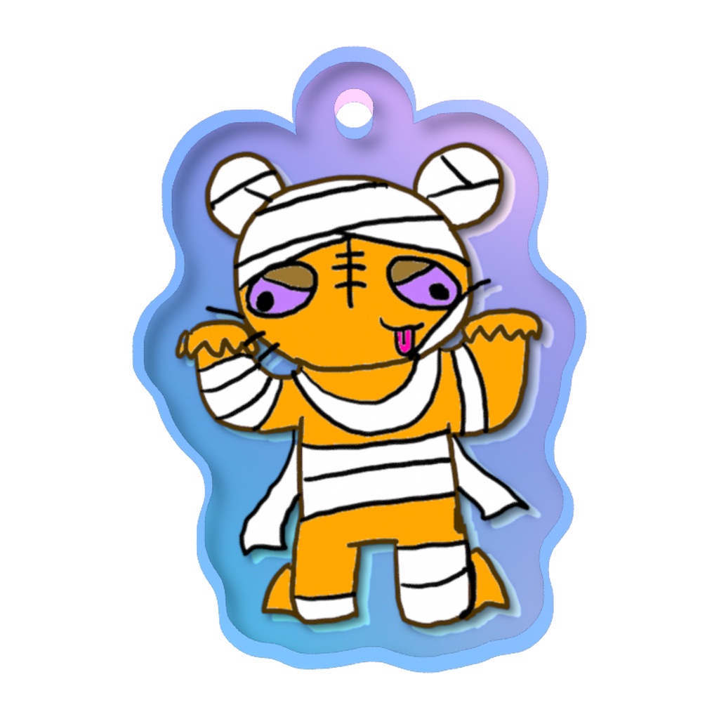 ハロウィンティーチくんめじるしチャーム ミイラボツ
