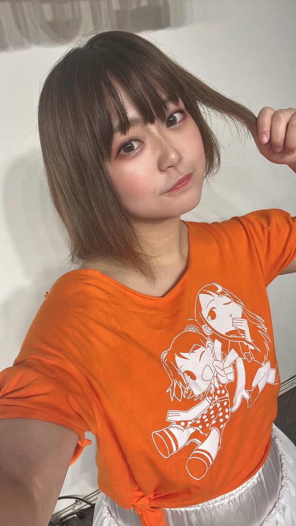 はるるんTシャツオレンジ・ネイビー(L〜XXL)