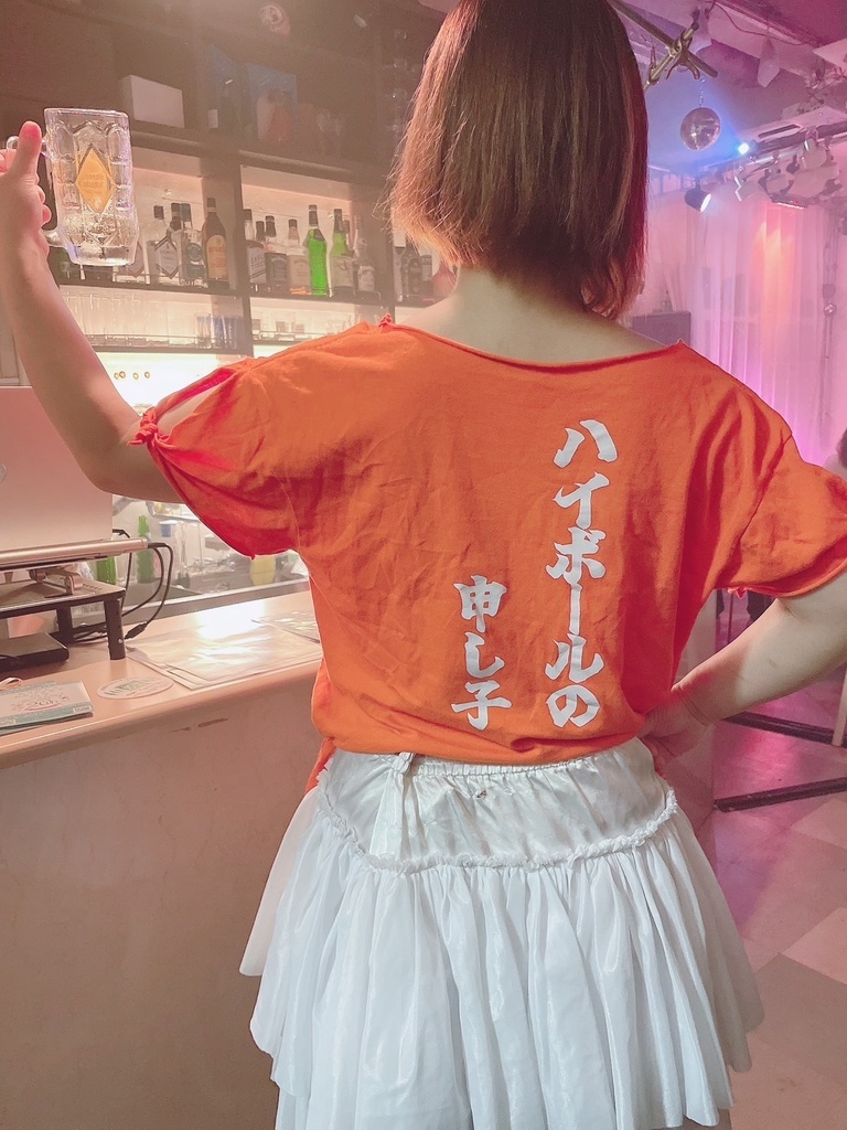 はるるんTシャツオレンジ・ネイビー(L〜XXL)