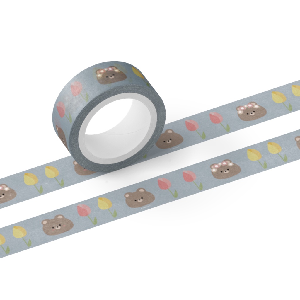 えかきのまる/くまちゃんマスキングテープ