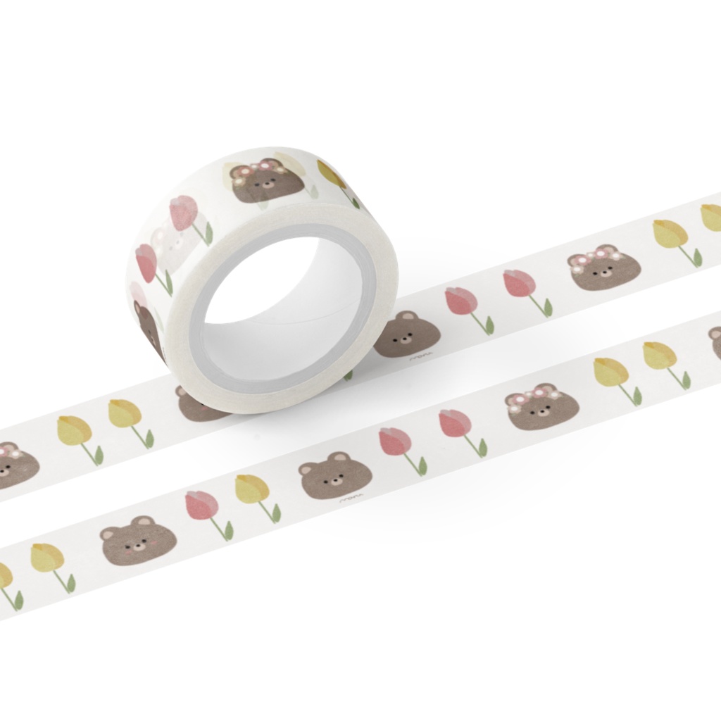 えかきのまる/くまちゃんマスキングテープ