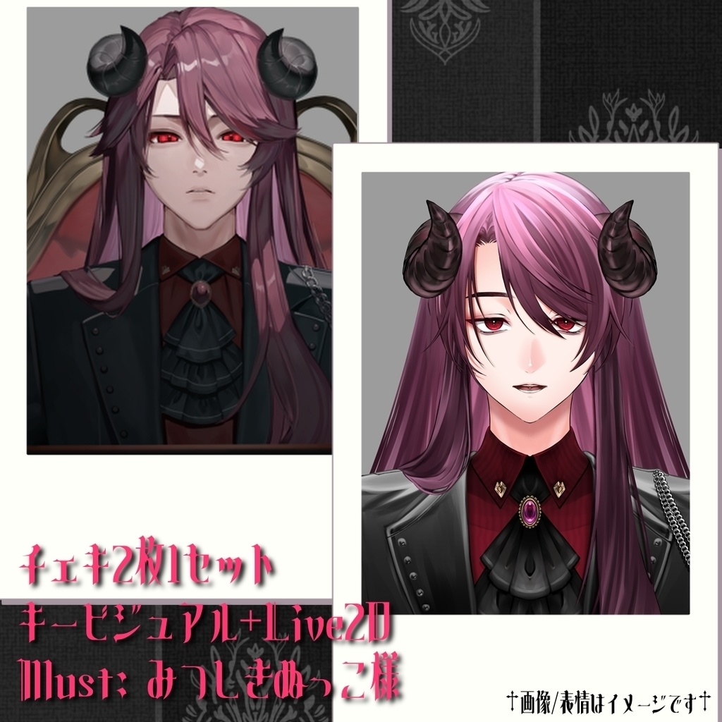 ゴシック衣装チェキ（２枚１組）