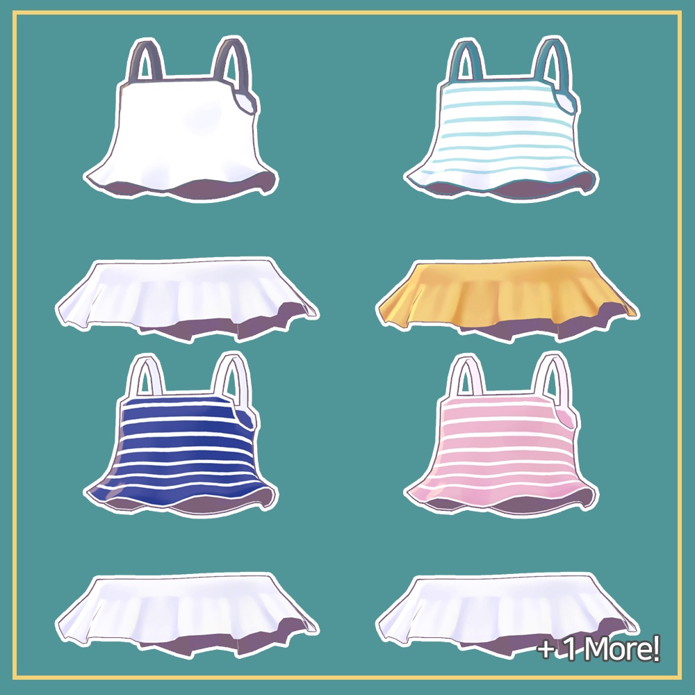 【まめふれんず専用】フレアビキニ-5色