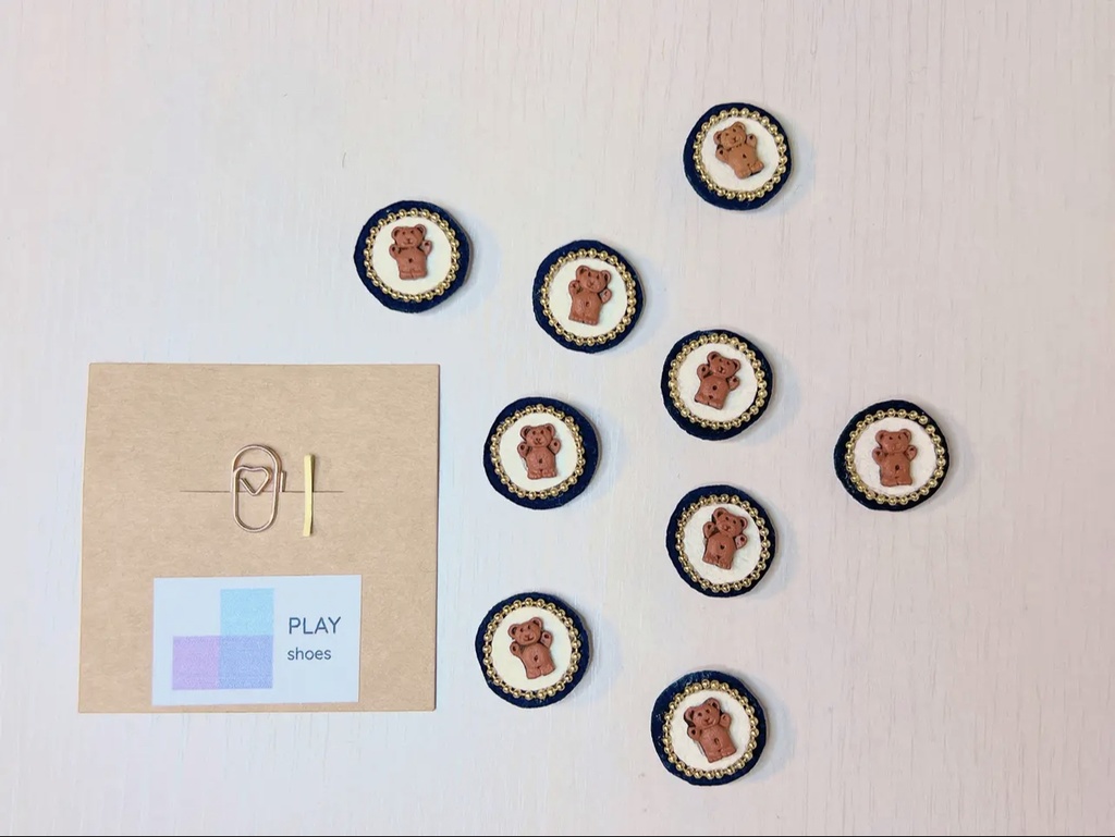 くまちゃんマグネットワッペン