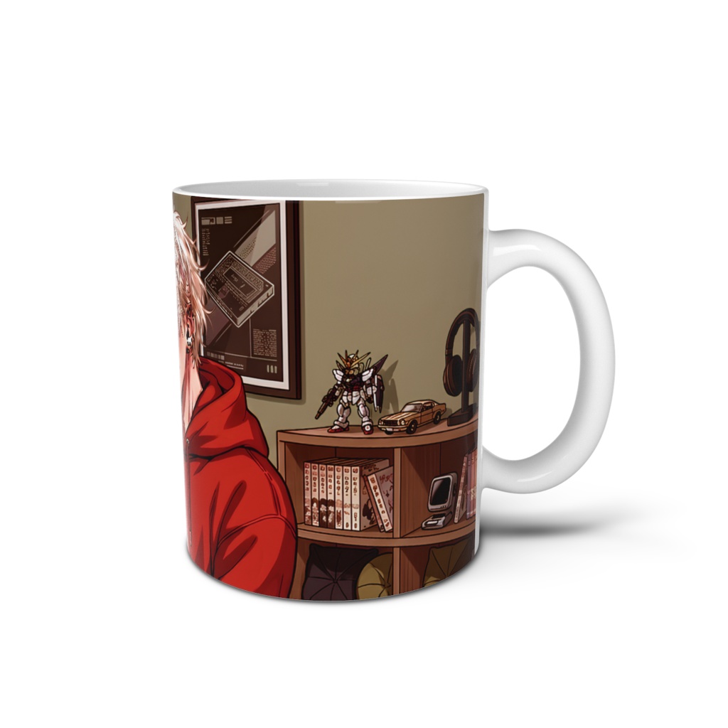 白髮　マグカップ