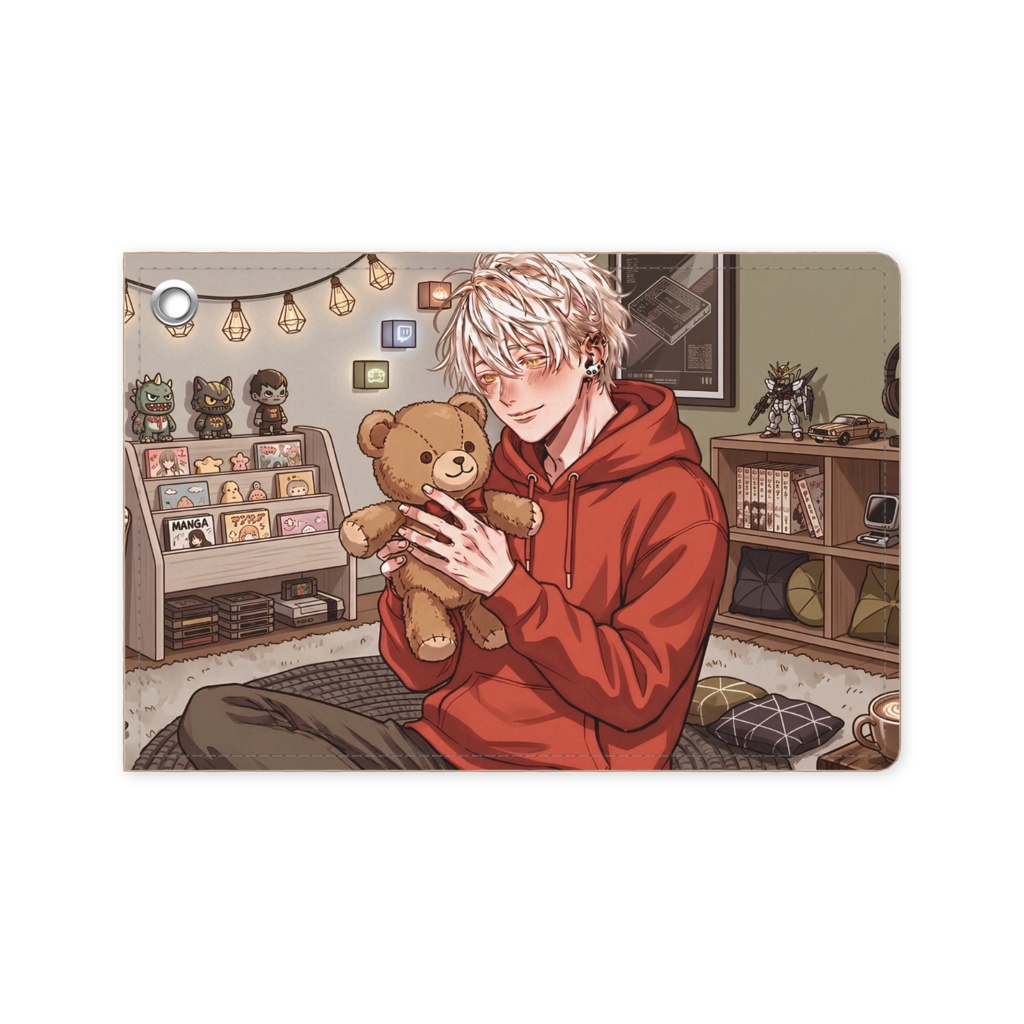 白髮　パスケース