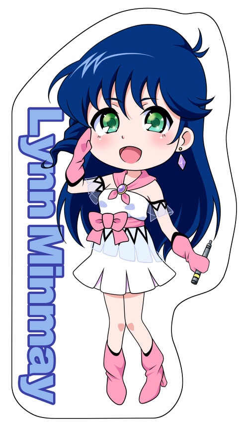 リン・ミンメイ ダイカットステッカー