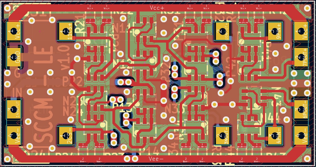 アンプ用部品 カレントコンベア基板 SCCM-LE (ガーバーデータのみ)