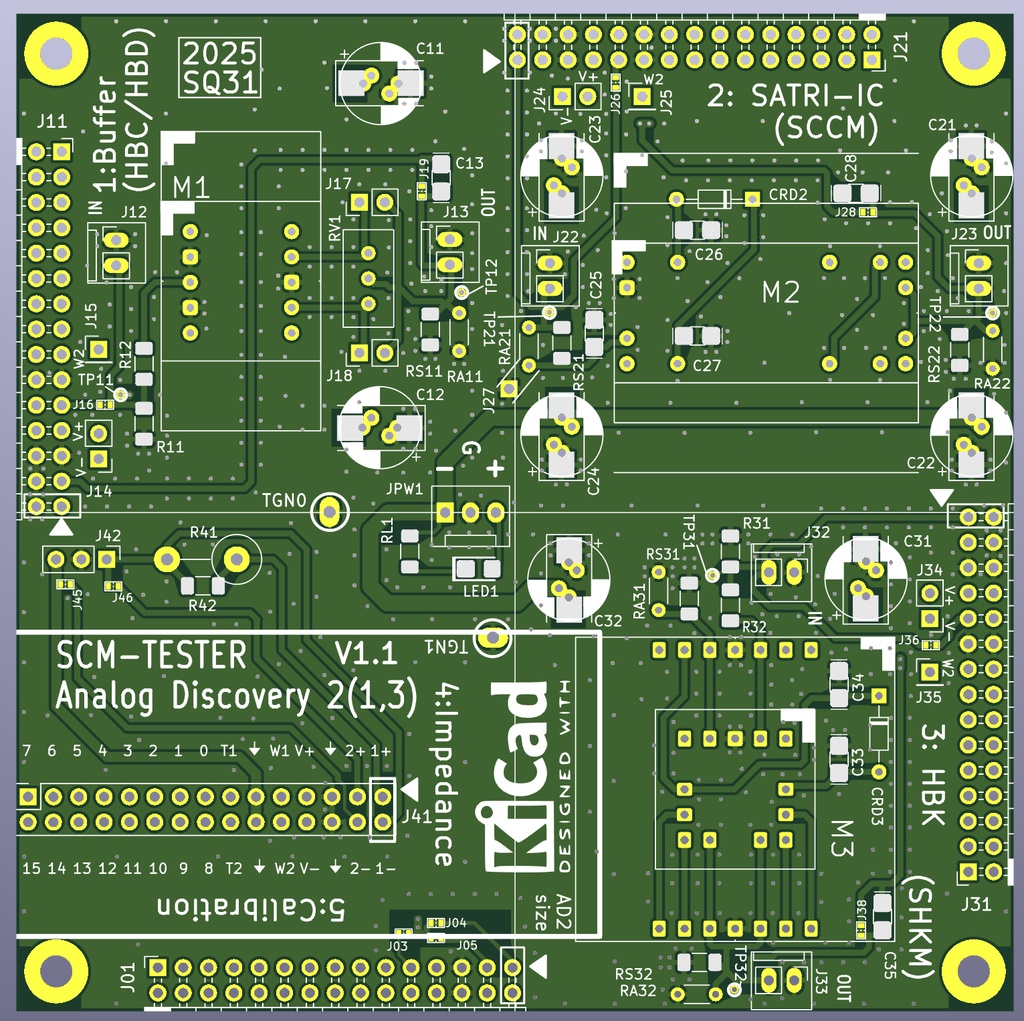 アンプ用部品 テスト作業用基板 SCM-TESTER (ガーバーデータのみ)