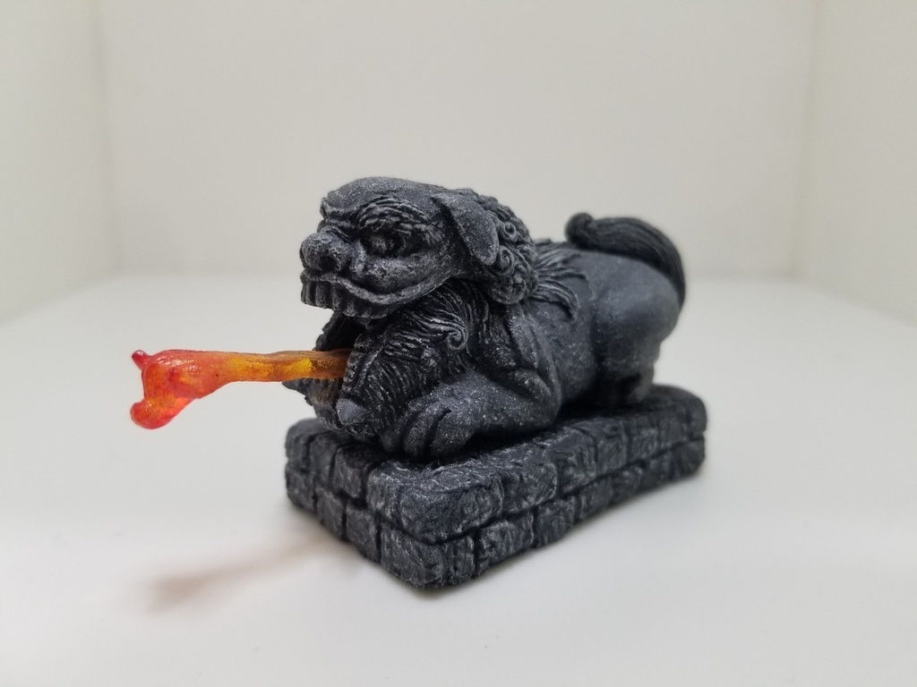【ダンジョン】火を吹く狛犬ガーゴイル【塗装済み完成品】