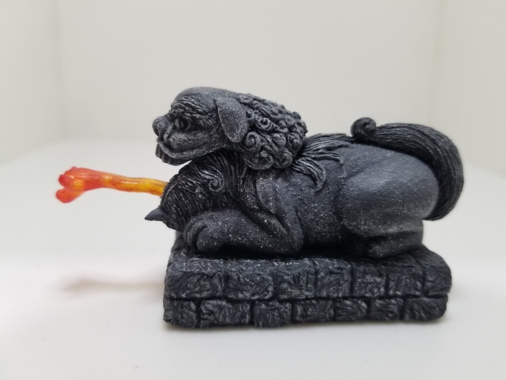 【ダンジョン】火を吹く狛犬ガーゴイル【塗装済み完成品】