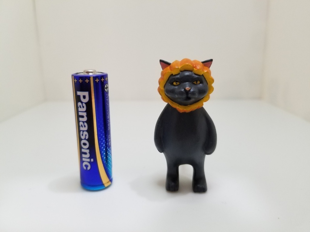 【ハロウィーン】カボチャ猫【塗装済み完成品】