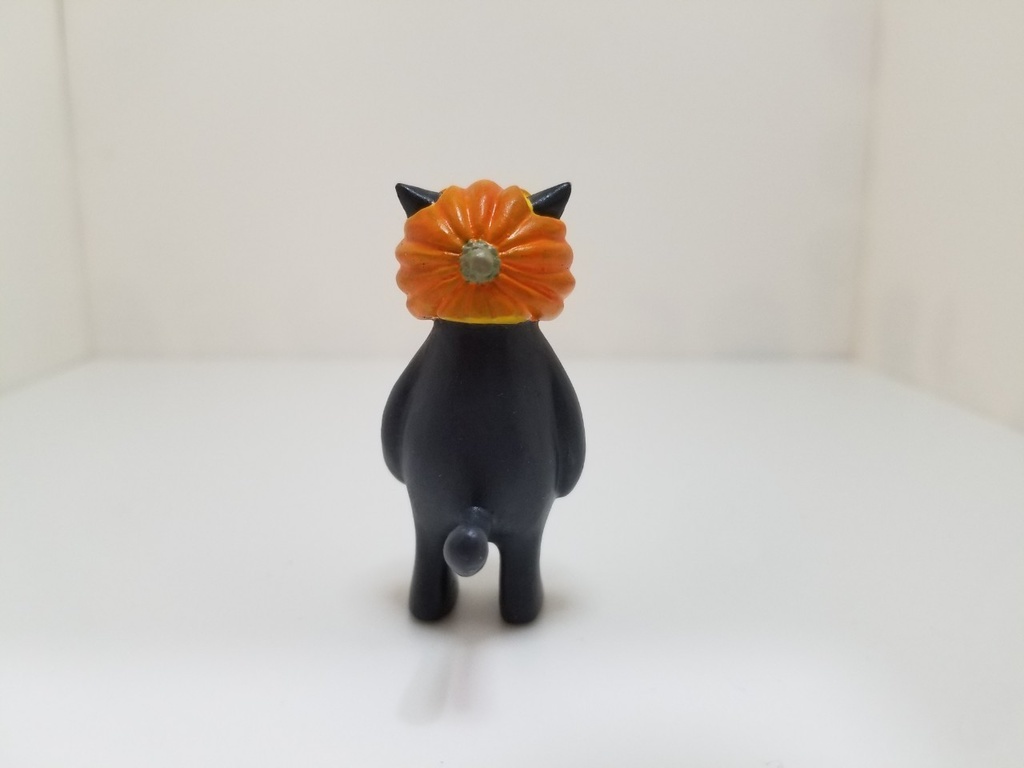 【ハロウィーン】カボチャ猫【塗装済み完成品】