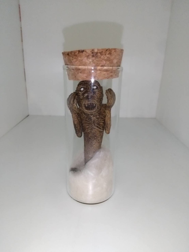 【オカルト】人魚干物【塗装済み完成品】