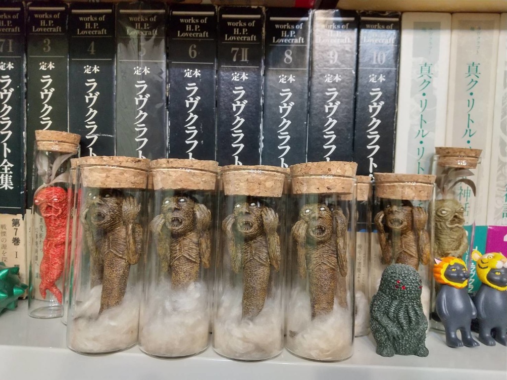 【オカルト】人魚干物【塗装済み完成品】