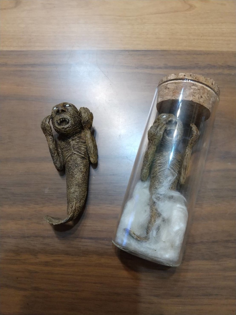 【オカルト】人魚干物【塗装済み完成品】